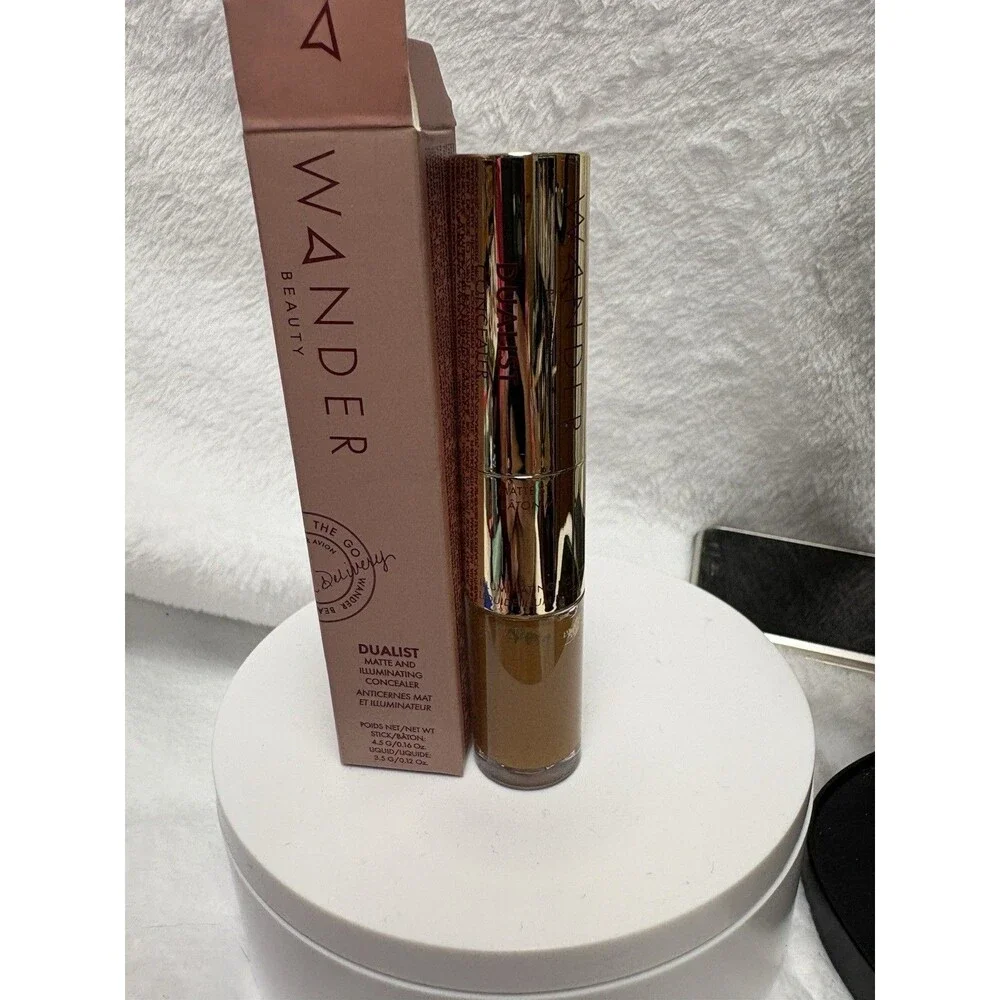 Wander Beauty Dualist Matte & Illuminating Concealer Tan Rich New In Box